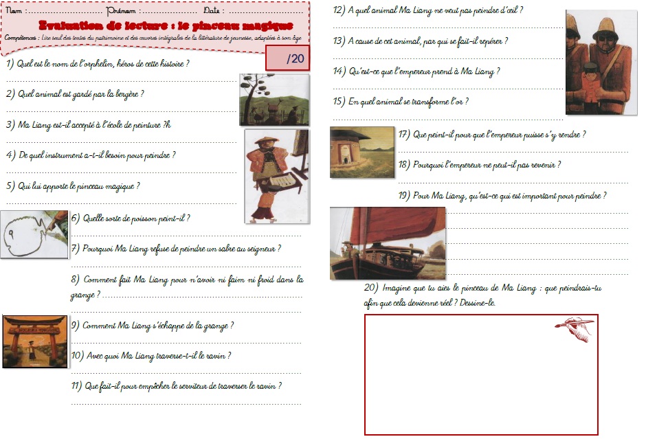 Lecture Suivie Cm1 Avec Tapuscrit Et Questionnaire Texte et questions | MA MAITRESSE DE CM1-CM2