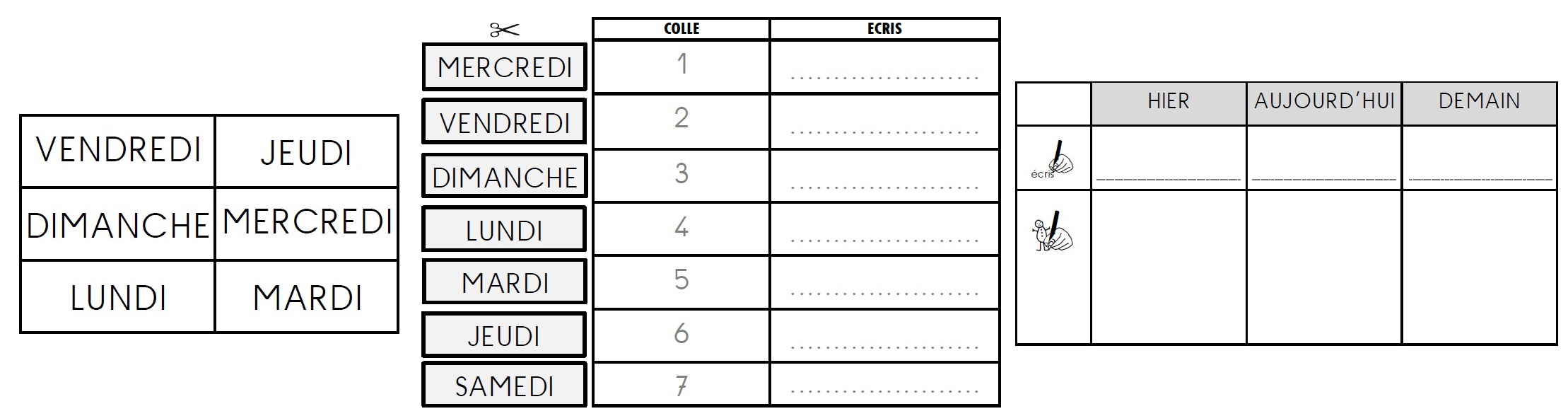 Qlm Le Temps Outils Et Activites Pour La Periode 1 En Cp Ce1 Ce2 Ma Maitresse De Cm1 Cm2